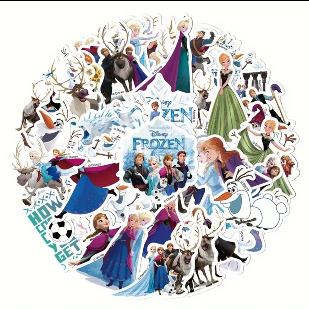 50pc Disney Frozen Stickers